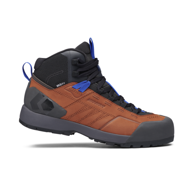 Black Diamond Mission Mid Waterproof Approach Stivali in pelle, marrone moab