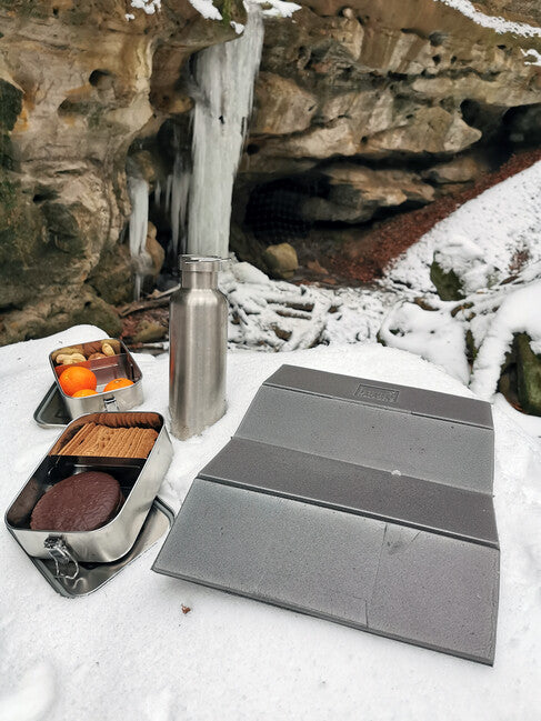BasicNature Cuscino di seduta pieghevole, antracite