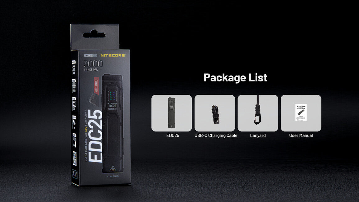 Nitecore EDC27 torcia ricaricabile Uhi