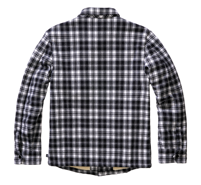 Brandit Classic Sherpa giacca, bianco-nero