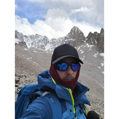 Origin Outdoors Sciarpa multifunzionale in merino, bordeaux