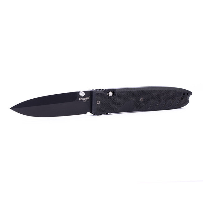 Lionsteel Coltello tascabile con lama in acciaio D2 8701 G10