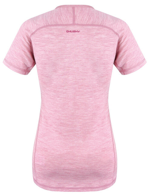 Husky KR Mersa merino shirt, rosa sbiadito