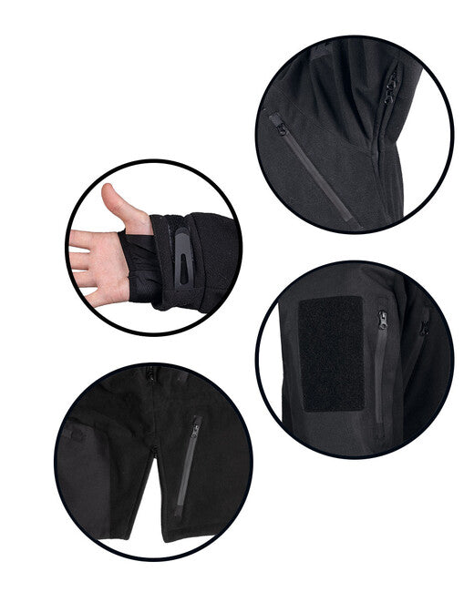 Mil-Tec Fleece Jacket Plus, Black