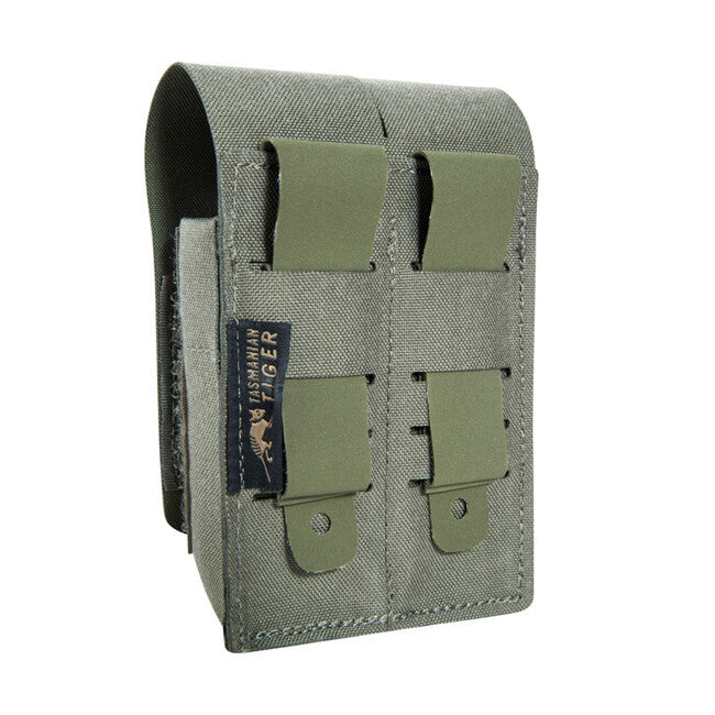 Tasmanian Tiger Dbl Pistol MagpouchMKIIIrr custodia per caricatori, stone grey olive