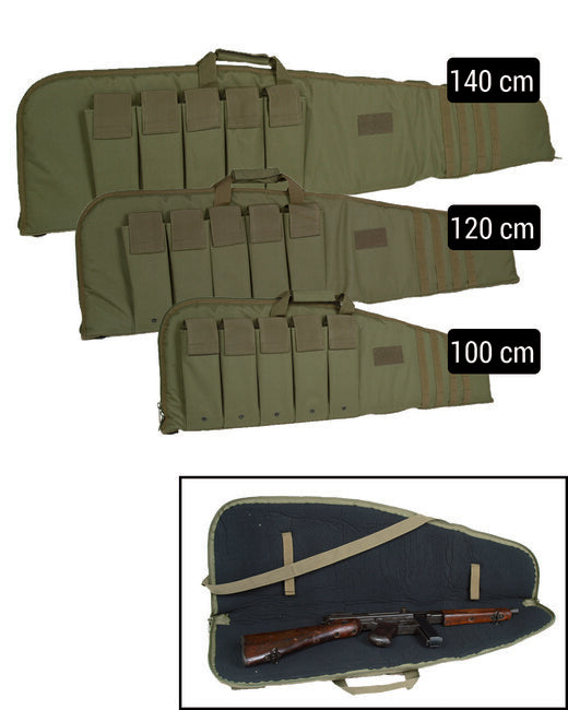 Mil-Tec Modular fondina per fucile con cinghia 100 cm, oliva