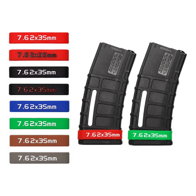 Leguon Torque nastro elastico per identificazione del caricatore 7.62 mm, coyote-bianco