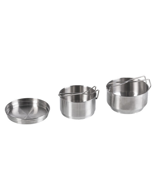 Mil-Tec Czech utensili da cucina 3 pezzi in acciaio inox