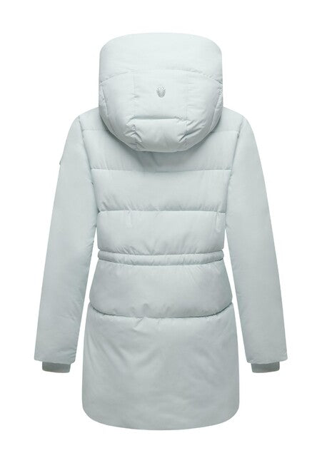 Marikoo Delilah16 giacca invernale da donna con cappuccio, azzurro ghiaccio
