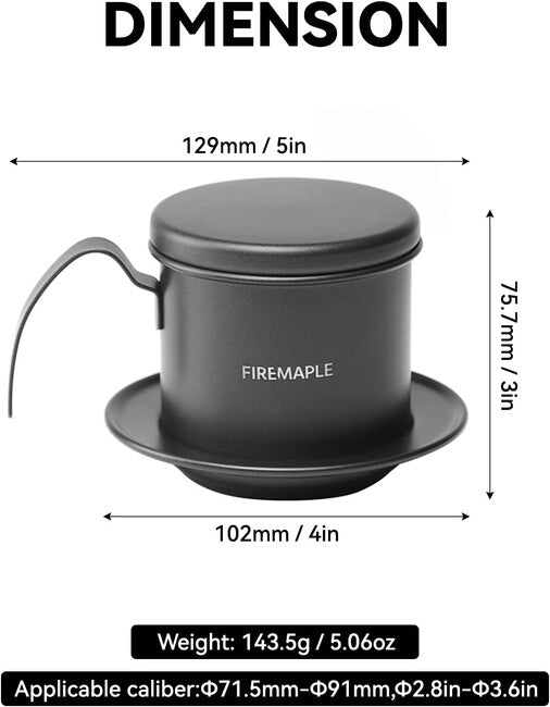 Fire Maple Orca caffettiera vietnamita