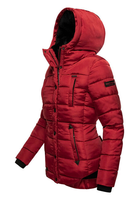 Marikoo LOTUSBLUTE giacca invernale da donna, rossa sangue