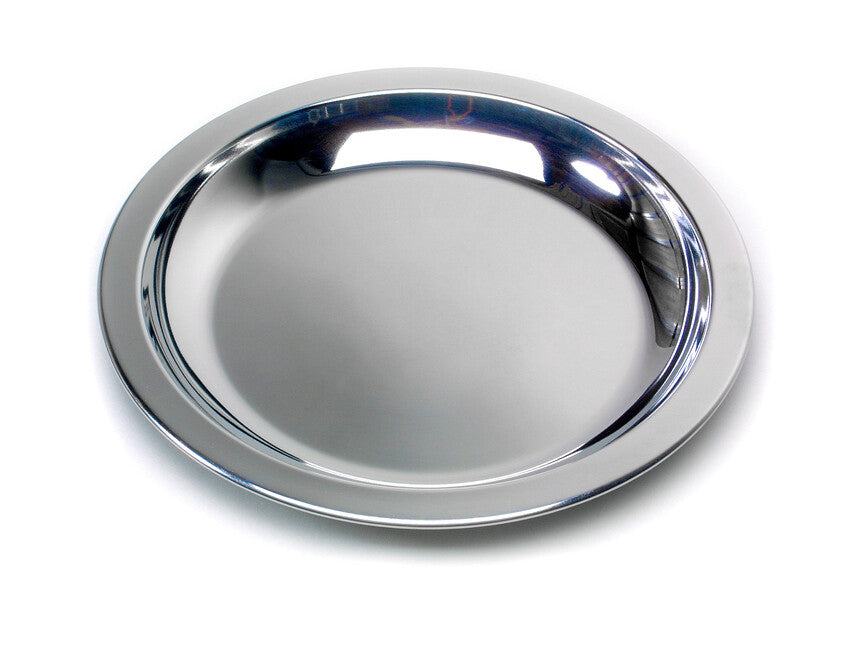 BasicNature Piastra piatta in acciaio inox