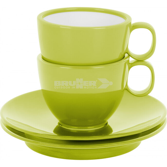 Brunner Tazze da caffé 2 pezzi, verde