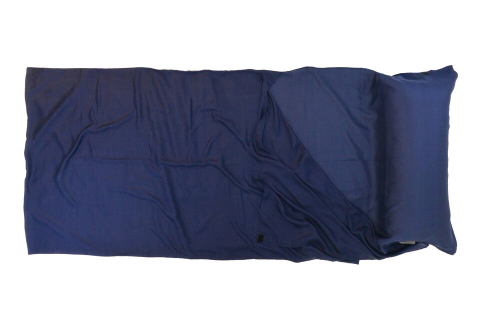 Origin Outdoors Seta rettangolare fodera per sacco a pelo, blu royal
