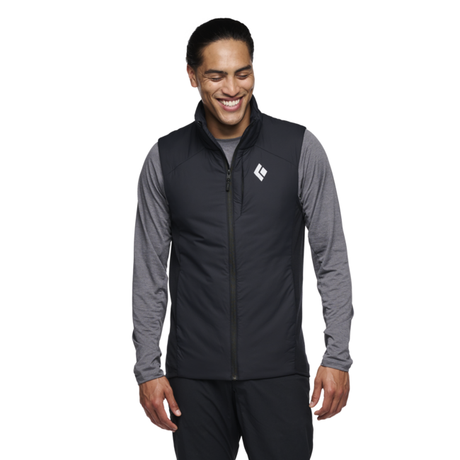 Black Diamond First Light gilet ibrido da uomo, nero