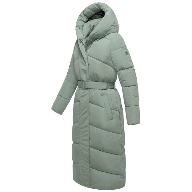 Navahoo EISBLICK giacca invernale lunga da donna, menta fumosa