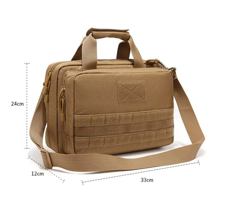 DRAGOWA Tactical Bolt borsa da viaggio, nera