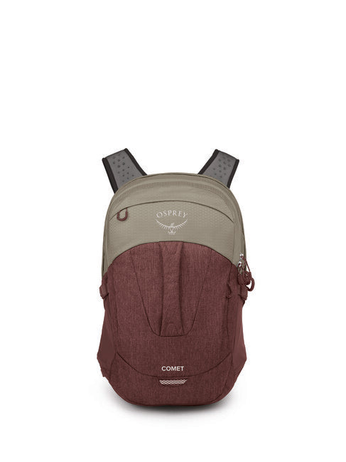 Osprey Comet zaino da città, sawdust tan/raisin red