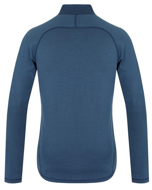 Husky Merow Zip maglietta termica da uomo con zip, blu