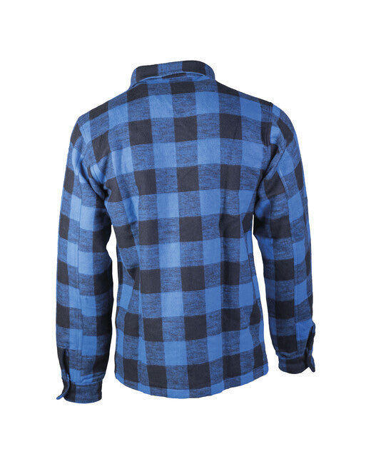 Mil-Tec Camicia Lumberjack , blu/nero