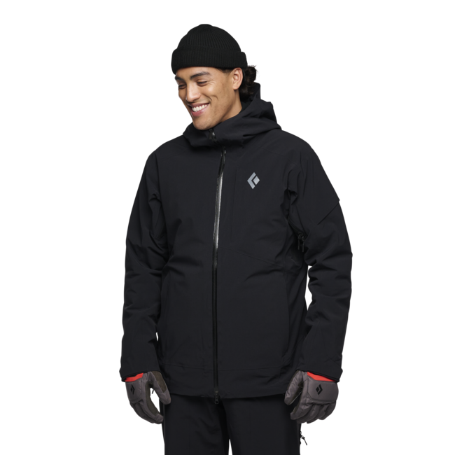 Black Diamond Recon Insulated Shell giacca waterproof da uomo, nera