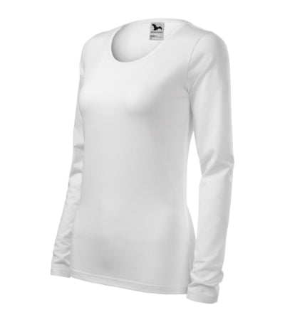 Malfini Slim maglietta a maniche lunghe, bianco