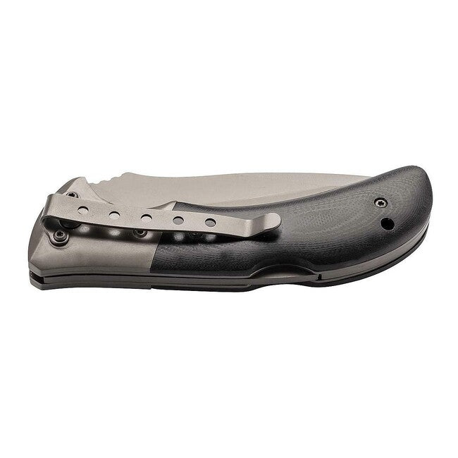 Herbertz Coltello, 9 cm, g10 e titanio, nero