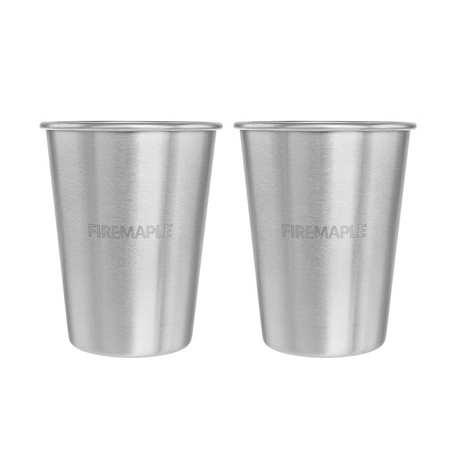 Fire Maple Antarctic bicchieri 2 pezzi in acciaio inossidabile 350 ml, argento