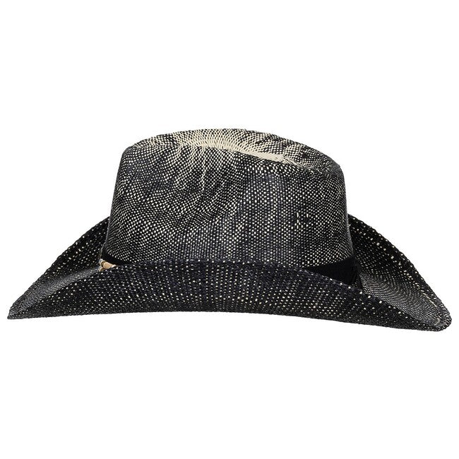 Fox Outdoor Texas cappello di paglia con fascia, nero-marrone