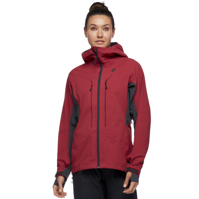 Black Diamond Dawn Patrol Hybrid Shell giacca di transizione da donna, rosa selvatico