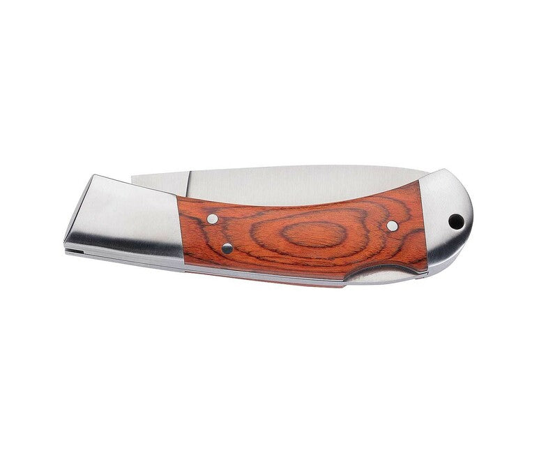 Herbertz Coltello tascabile per bambini 7,6 cm, legno Pakka, acciaio inox