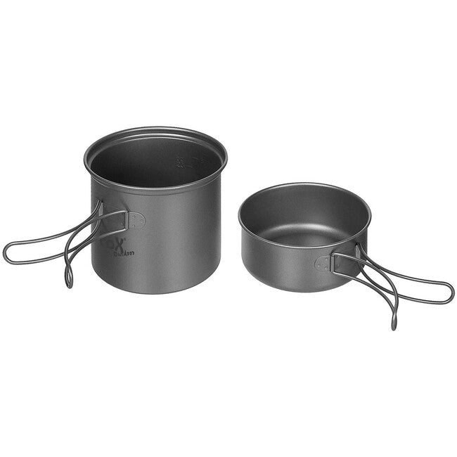Fox Outdoor Set da pranzo per esterni, titanio