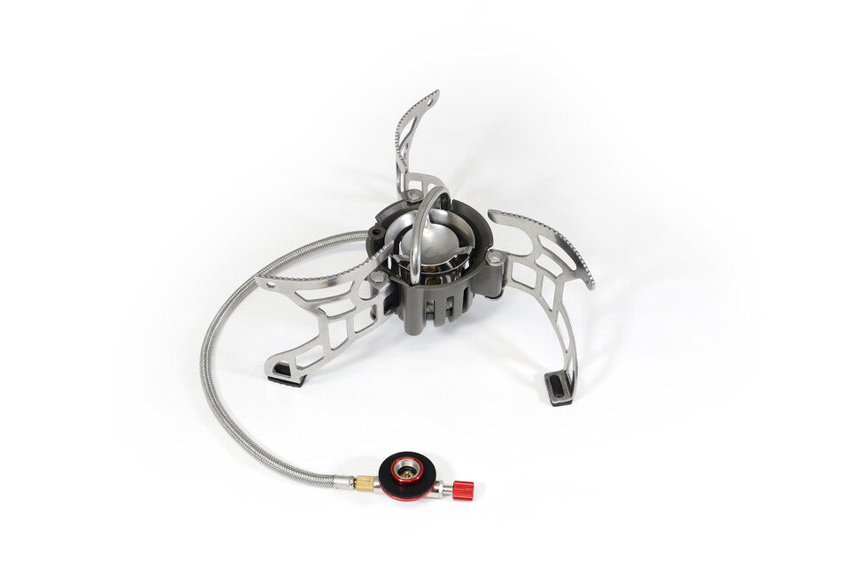 Origin Outdoors Rugged stufa da campeggio compatta a combustibile multiplo con bottiglia di combustibile e kit di attrezzi