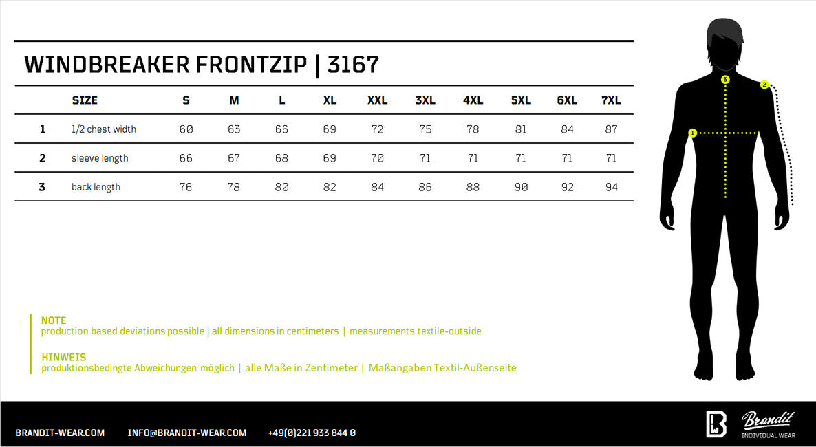 Brandit Frontzip giacca a vento, antracite
