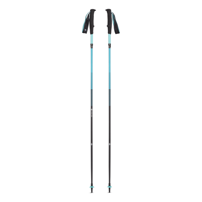 Black Diamond Distance Carbon Z bastoncini da trekking da donna, patina scura
