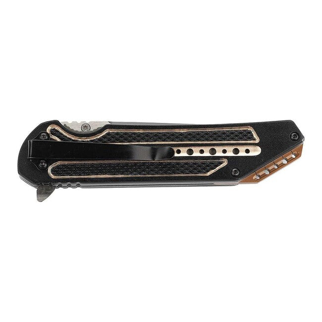 Herbertz Coltello a una mano 9,2 cm, nero-bronzo