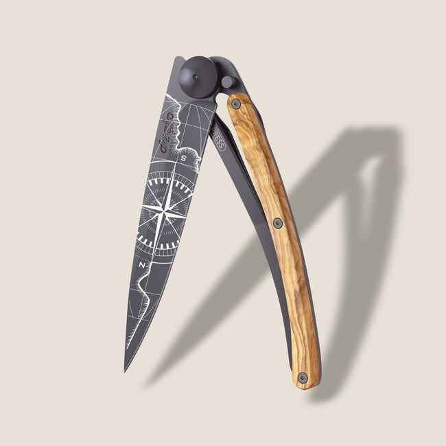 Deejo Giant coltello di chiusura, nero Incognita