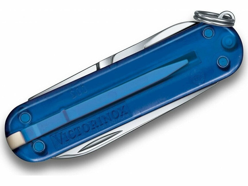 Victorinox Classic SD coltello multifunzione 58 mm, blu trasparente, 7 funzioni