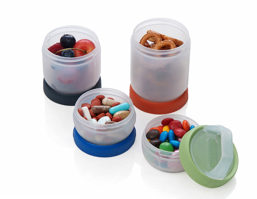 Humangear Stax modular lunch box medium 4 pezzi