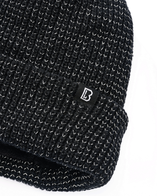 Brandit Cappello invernale riflettente, nero