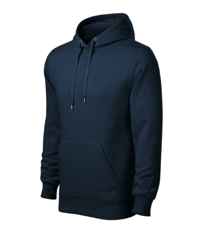 Malfini Cape felpa con cappuccio da uomo, blu scuro