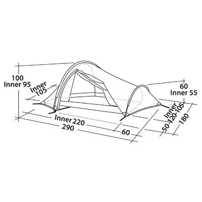 Robens Challenger tenda per 2 persone