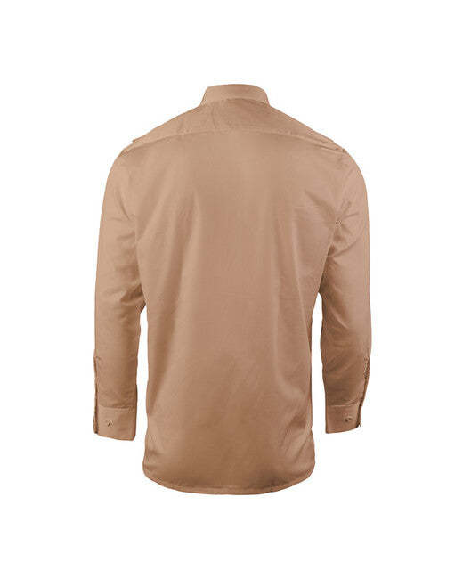 Mil-Tec camicia di servizio a manica lunga, kaki