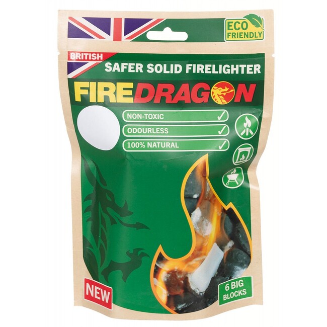 MFH Firedragon confezione da 6 pezzi di gel combustibile solido , 162 g (1 pezzo circa 27 g)