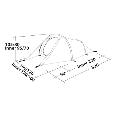Robens Arco di tenda per 2 persone