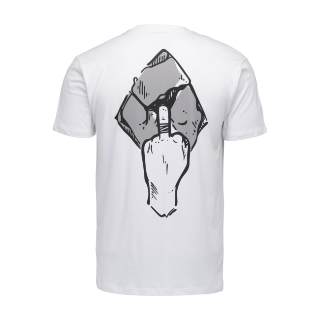 Black Diamond Mono Pocket t-shirt da uomo a manica corta, bianco