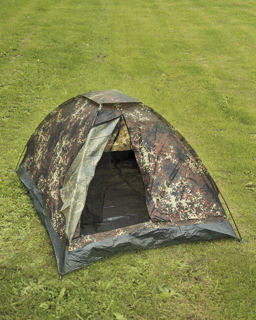 Tenda Mil-Tec Iglu Standard per 2 persone, flecktarn