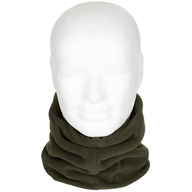 MFH Cravatta con copricapo, in pile, verde OD