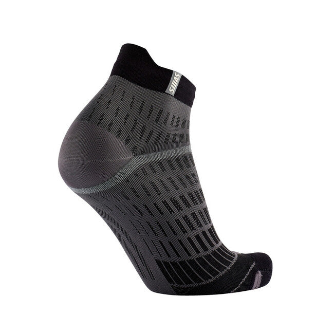 Sidas T-Free Run calzini, grigio/nero