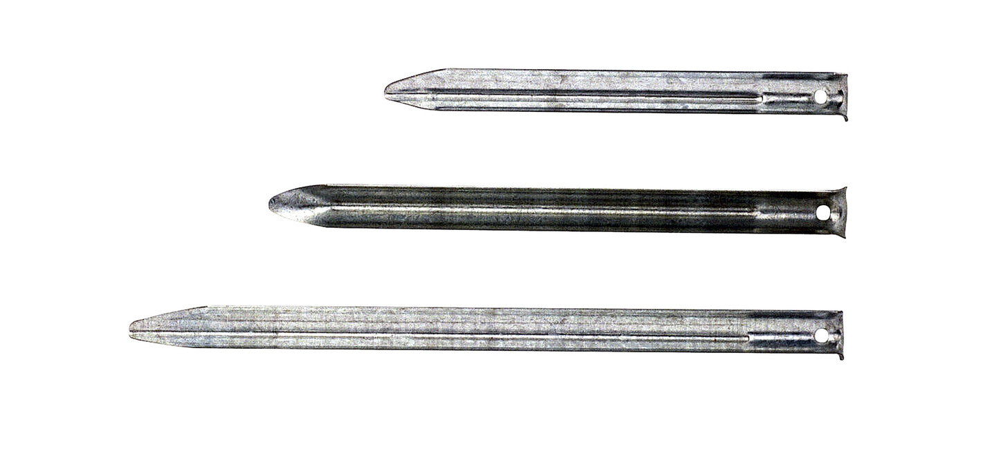 BasicNature Picchetti per tenda mezzotondo 18 cm 10 pz.
